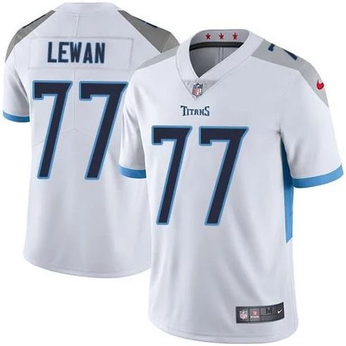 Men Tennessee Titans #77 Taylor Lewan Nike White Vapor Limited NFL Jersey->tennessee titans->NFL Jersey